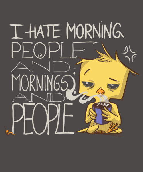 i hate morning people t shirt