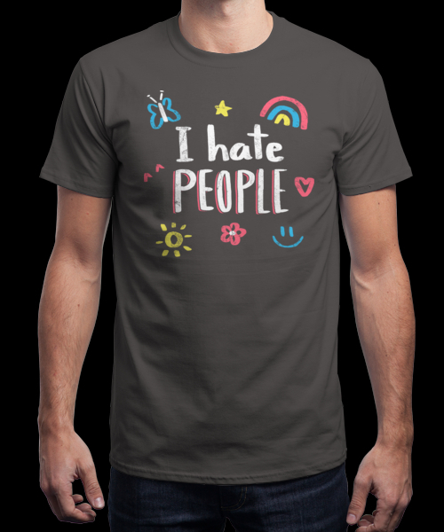 i hate people tee shirt