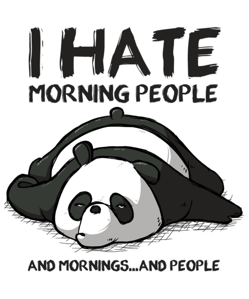 i hate morning people t shirt