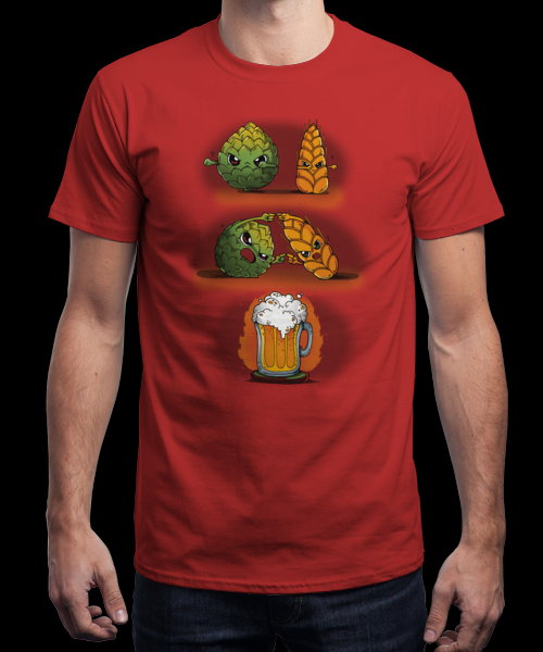 Qwertee Beer T-Shirt | Limited Edition Cheap T Shirts