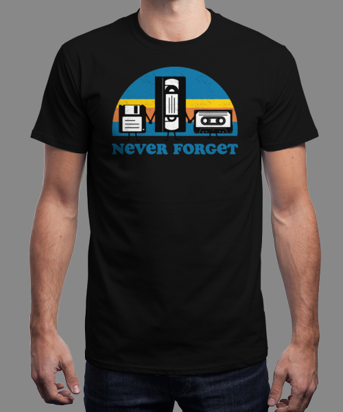 desillusion skarp græsplæne Qwertee | Never Forget T-Shirt | Limited Edition Cheap Daily T Shirts