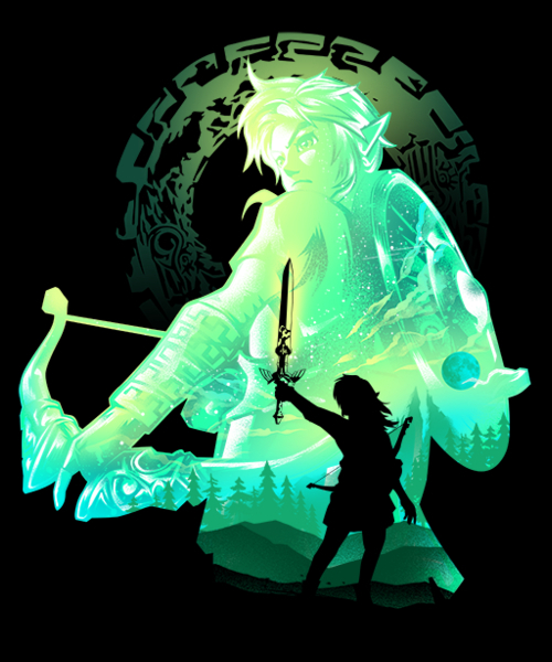 Qwertee Link s Adventure T Shirt Limited Edition Cheap Daily T