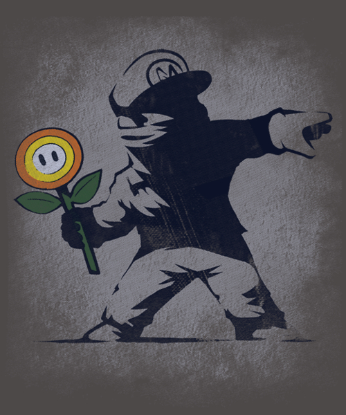 Banksy Flower