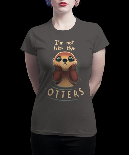 This Is Otter Nonsense T-shirt Funny Rude Cute Angry Animal Men
