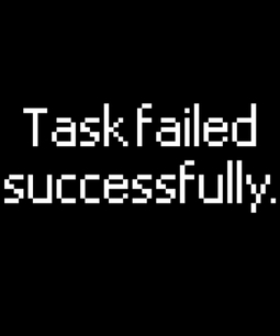 Task failed successfully.