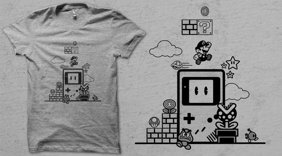 Qwertee mario best sale