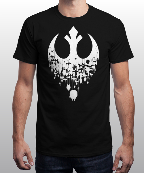 Qwertee Fractured Rebellion T Shirt Limited Edition Cheap Daily T Shirts