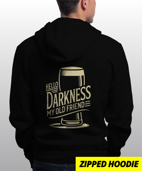 Qwertee Hello Darkness My Old Friend T Shirt Limited Edition Cheap Daily T Shirts